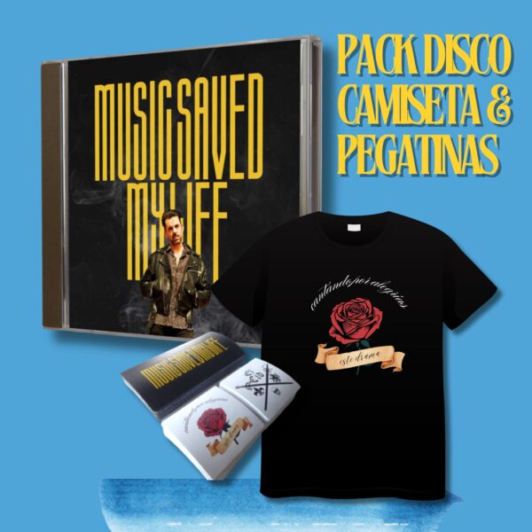 Pack disco, camiseta y pegatinas - Imagen 3